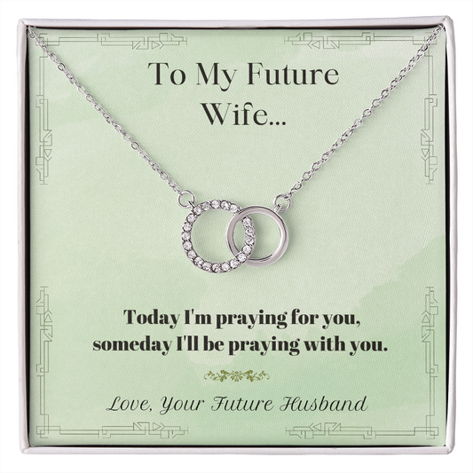 Perfect Pair Necklace, Gift For Future Wife, Engagement Present, Eternal Love