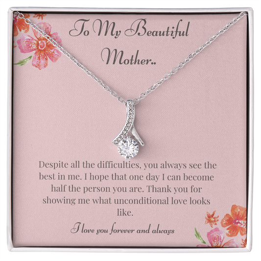 Alluring Beauty Necklace, Gift For Mom