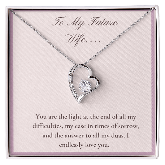Forever Love Necklace, To My Future Wife, Islamic Gifts, Muslim Gifts, Gift for her, Gift For Wife, Anniversray Gift
